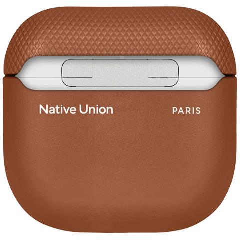 Custodia Per Airpods 4 Serie Re Classic In Materiali Riciclati Ed Eco-responsabili, Marrone - Foto 4