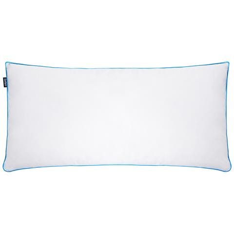 Guanciale Aneto Basso Piuma E Piumino D'anatra 40 X 80 Cm Bianco - Foto 2