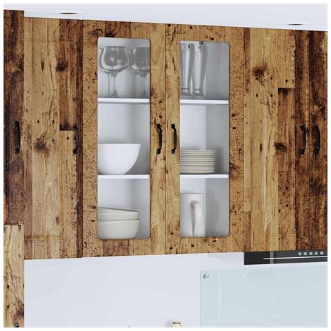 Pensile cucina Legno vecchio 80 x 31 x 100 cm Legno multistrato - Foto 2