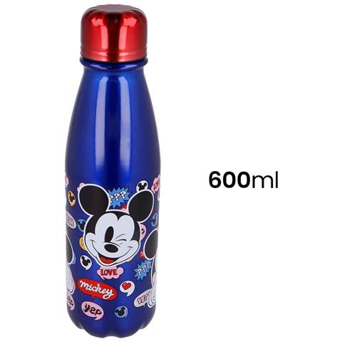 Bottiglia D'acqua Da 600 Ml Con Beccuccio Versatore E Tappo Di Sicurezza, Blu - Foto 5