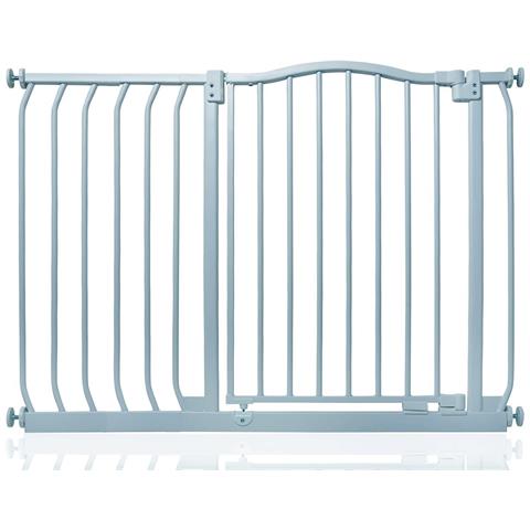 Safetots Cancelletto Di Sicurezza Con Parte Superiore Incurvata, 98cm - 107cm, Grigio Opaco - Foto 1