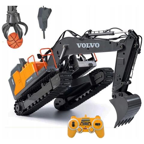 Auto telecomandata RC Escavatore VOLVO giallo scala 1:16 - Foto 2
