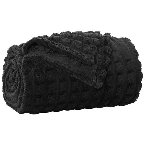 Coperta Nero 270 x 240 cm Panno - Foto 1