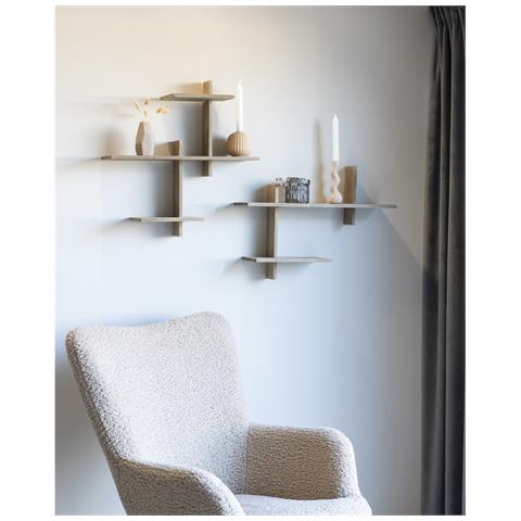 Mensola Ovada-marrone-legno-15x60x44 Cm - Foto 4