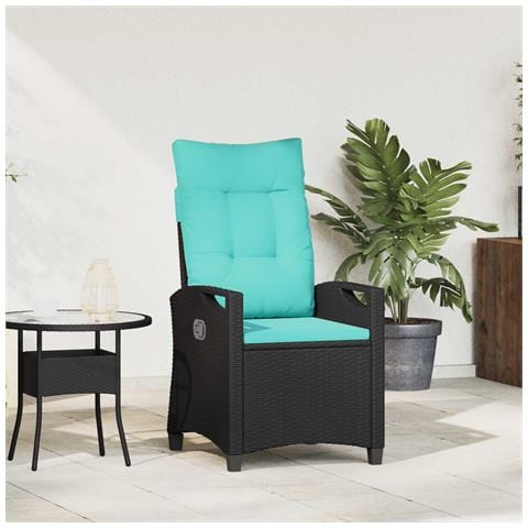 Sedia da giardino reclinabile 56 x 60 x 112 cm acciaio - Foto 2