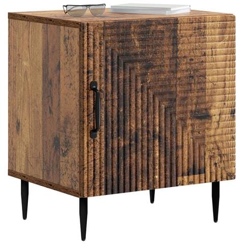 Armadio da Notte 2 pcs Legno antico 43 x 34,5 x 50 cm - Foto 2