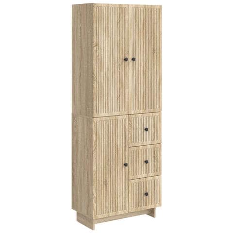 Set di armadi 2 pcs 66 x 34,5 x 90 cm Legno ingegnerizzato - Foto 1