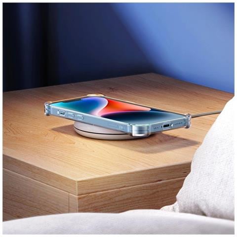 Custodia Gel In Silicone Con Angoli Rinforzati Bright Cushion Per Iphone 14 Plus, Trasparente (lp602) - Foto 1