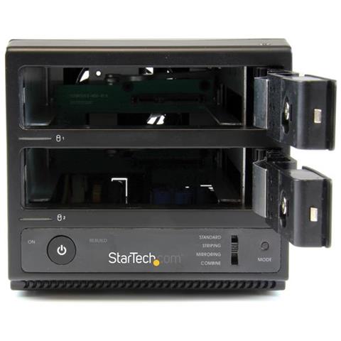 " Box Esterno HDD per disco rigido SATA III 3.5"" USB 3.0 con UASP -Enclosure Case Disco Rigido a doppio Bay con Hot Swap 6 Gbps" - Foto 3