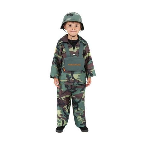 costume soldatop m army boy, top, pantaloni, zaino - Foto 1
