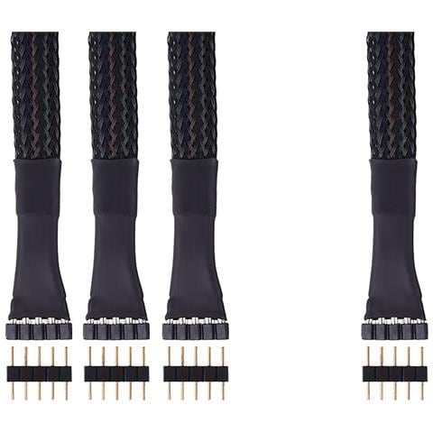 Y-cable Rgbw 5pol To 3x 5pol 30cm Incl. Connector - Black - Foto 2