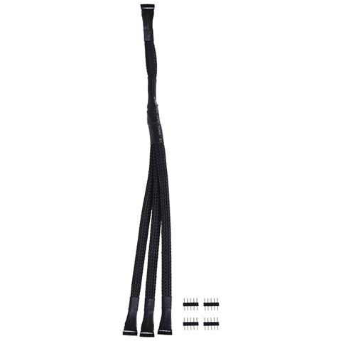 Y-cable Rgbw 5pol To 3x 5pol 30cm Incl. Connector - Black - Foto 1