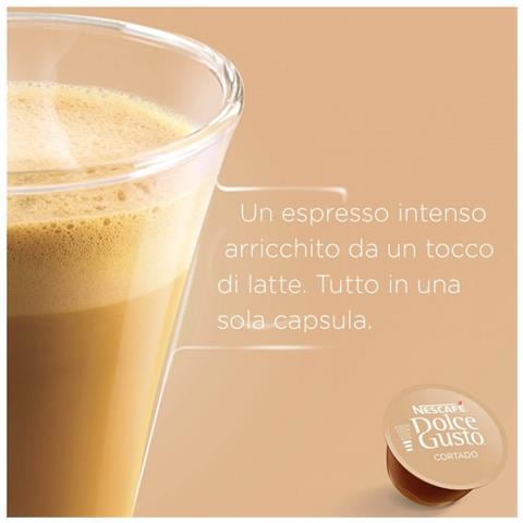 Nescafé Capsule Dolce Gusto, Aroma Cortado Espresso Macchiato - Conf. 30 Capsule - Foto 2