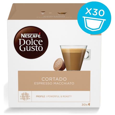 Nescafé Capsule Dolce Gusto, Aroma Cortado Espresso Macchiato - Conf. 30 Capsule - Foto 1