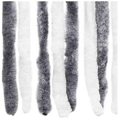 Zanzariera Grigio E Bianco 56x185 Cm Ciniglia - Foto 2