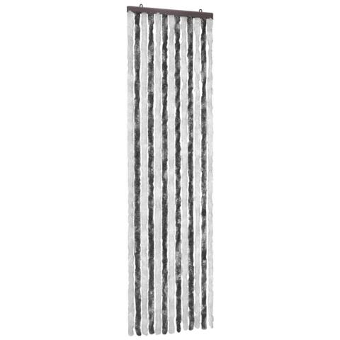 Zanzariera Grigio E Bianco 56x185 Cm Ciniglia - Foto 1