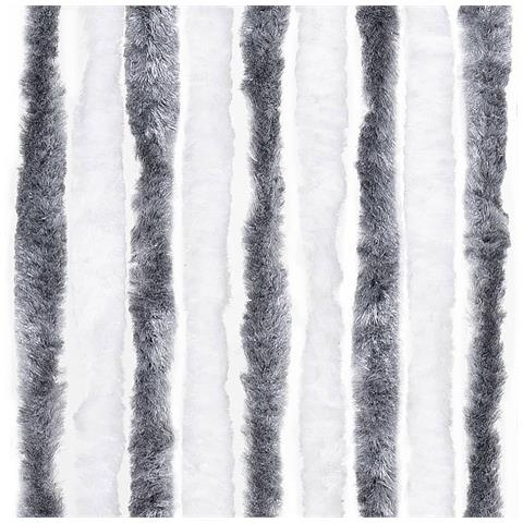 Zanzariera Grigio E Bianco 56x185 Cm Ciniglia - Foto 6