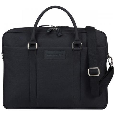 Borsa Ginza Per Notebook 16"" Nylon Riciclato Nera - Foto 7