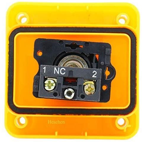 Rosso Segno Resistente Alle Intemperie Di Arresto Di Emergenza Pulsante Interruttore A Pressione Interruttore 660v 10a Con La Scatola Key - Foto 4