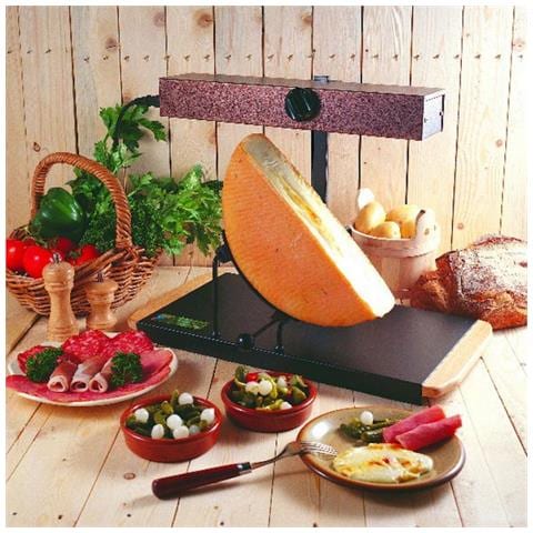 Macchina Per Raclette Tradizionale Al Formaggio A 1/2 Ruota - Racl05 - Foto 2