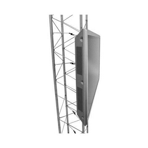 Flat Panel Fixed Truss & Pole Mount Nero supporto a soffitto per tv a schermo piatto - Foto 1