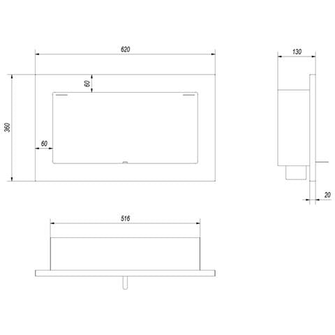 Camino A Bioetanolo Da Parete Golf 2 Tüv Nero - Foto 8
