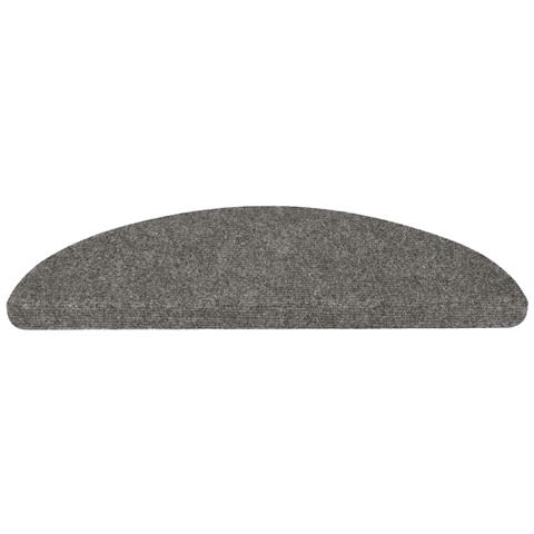 Tappeti Adesivi per Scale 15 pz 56x17x3 cm Grigi - Foto 8