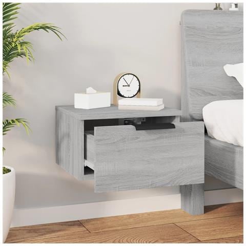 Comodini A Muro 2 Pz Grigio Sonoma 34x30x20 Cm - Foto 11