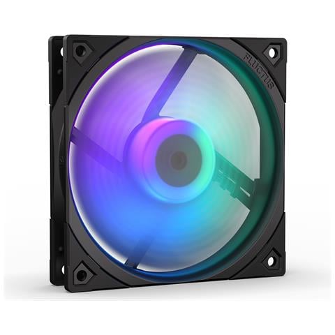 Fluctus 120 PWM ARGB Case per computer Ventilatore 12 cm Nero, Bianco - Foto 1