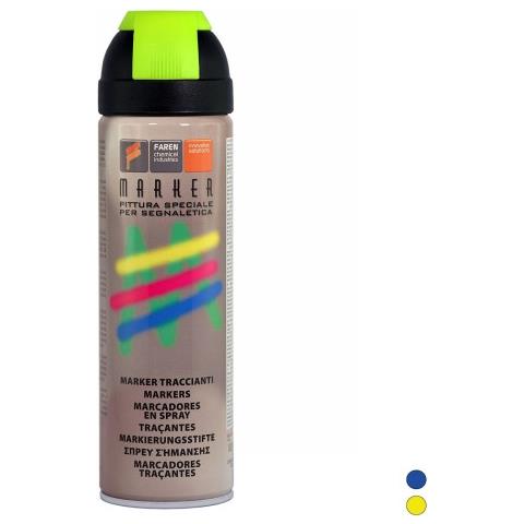 Vernice Spray Marker Tracciante Blu Fluo 400 Ml - Foto 2
