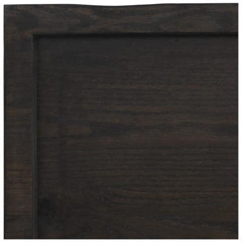 Piano Tavolo Marrone 140x60x (2-4) cm Rovere Massello Trattato - Foto 2