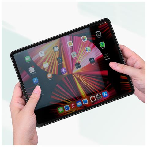 Salvadisplay Per Ipad Pro 12.9 2018, 2020, 2021 Flessibile Durezza 9h, Trasparente - Foto 2