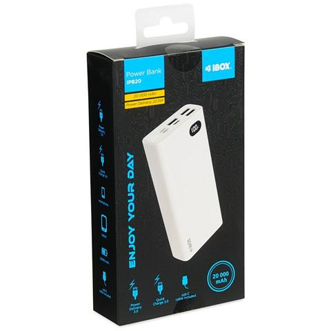 Powerbank Ibox Ipb20 Bianco 20000 Mah - Foto 1