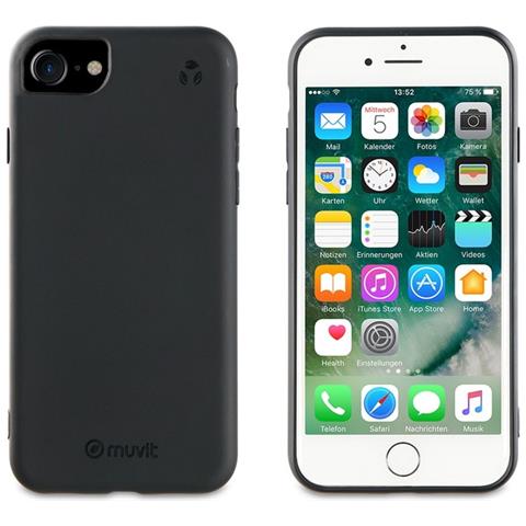 Cover Per Iphone Se / 8/7/6s / 6 Recycletek, Nero - Foto 2