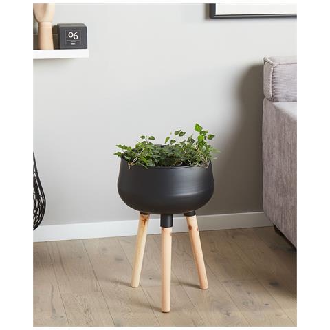 Vaso Per Piante Rialzato Agros Metallo 30 Cm Nero - Foto 8