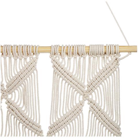 Decorazione Da Parete In Tessuto Kalady Cotone 141 Cm Beige - Foto 2