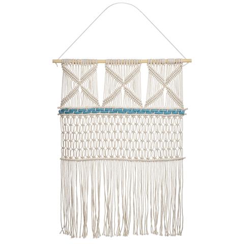 Decorazione Da Parete In Tessuto Kalady Cotone 141 Cm Beige - Foto 5