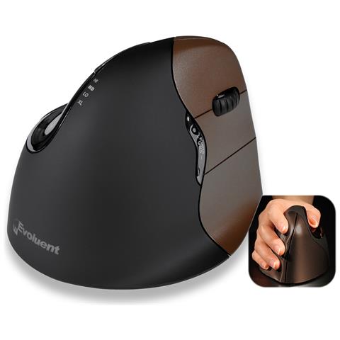 VerticalMouse 4 Small Wireless mouse Ufficio Mano destra RF Wireless Ottico - Foto 1