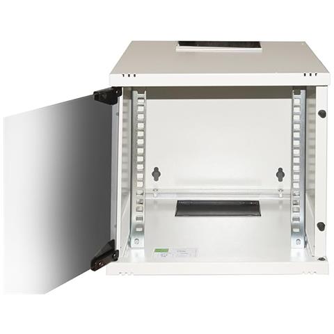 ArmadioRack 6u 10'' 300mx300mm Porta Vetro Colore Grigio - Foto 2