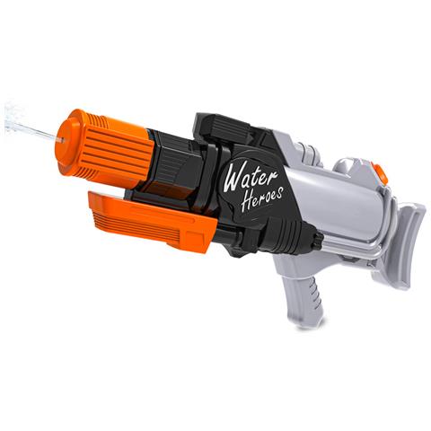 Pistola Ad Acqua 1850 Ml - Modello Oscar, Nero / Argento - Foto 1