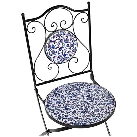 Set Da Balcone Metallo Nero Camprena - Foto 2