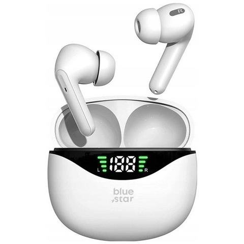 Auricolare Bluetooth 5.4 Tws T60 Lcd Stereo In-ear White Per Smartphone - Foto 2