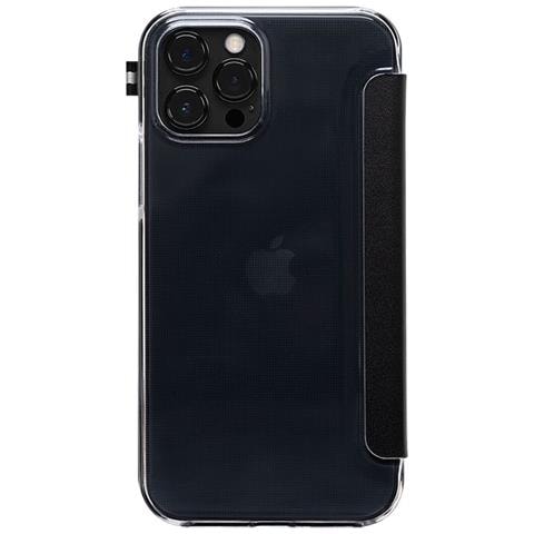 Custodia Per Iphone 12/iphone 12 Pro Edizione Elysée Pelle Portacarte, Nero - Foto 1