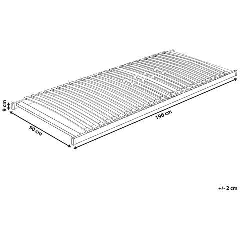 Base Letto A Doghe Vouziers 90 X 200 Cm - Foto 5