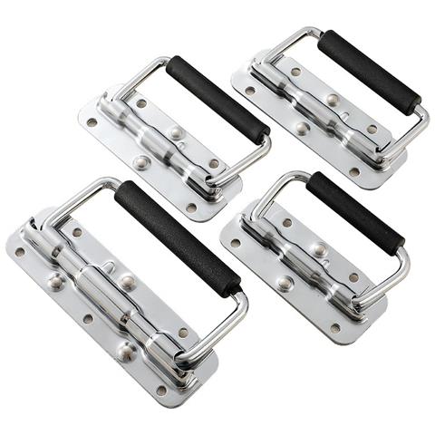 Maniglie Per Cassette Degli Attrezzi Caricate A Molla In Acciaio Inossidabile 304 (confezione Da 4) L - Foto 1