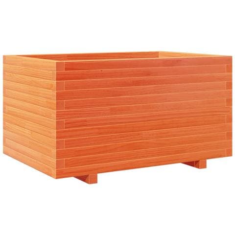 Fioriera Giardino Marrone Cera 90x60x49,5cm Legno Massello Pino - Foto 2
