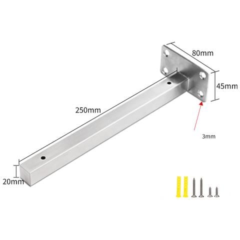 Reggimensola /reggimensola Per Ripiani - Acciaio Inox Spazzolato Xl - Foto 2