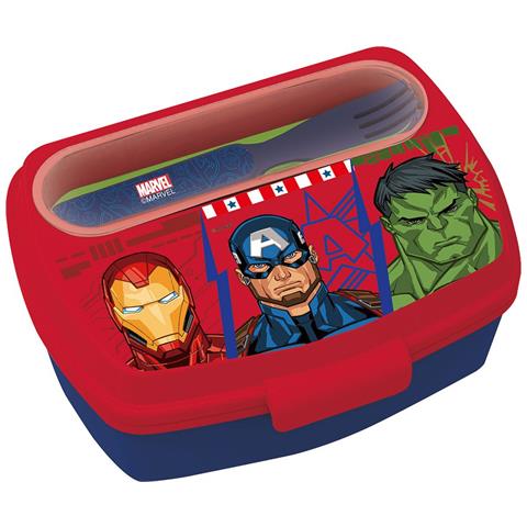 Sandwich Box Avenger Per Bimbi Con Posate - Foto 1