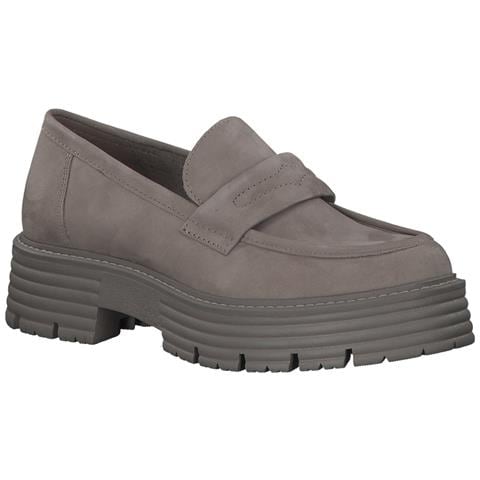 Beige Casual Closed Loafers Mocassino Pelle Scarpe Donna Beige Eu 40, 2-24714-29 341 - Foto 2