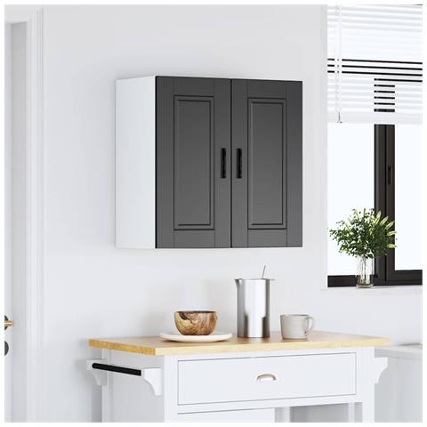 Pensile Da Cucina Porto Nero In Legno Multistrato - Foto 3